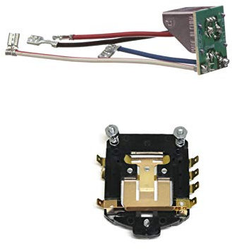 Original Ersatzteil Set Control Plate und Phase Control Board zum Einstellen der Geschwindigkeiten für KitchenAid Küchenmaschinen 5KSM150, 5KSM90, 5KSM45, 5KSM156, 5KSM125, 5KSM175, 5K5