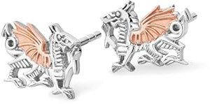 Clogau Welsh Dragon Stud Earrings Standard