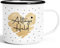 SpecialMe® Emaille-Tasse Herz Danke Geschenk Lieblingsmensch Alltagsheld Berufe Spruch Schrift Emaillebecher Alltagsheld weiß-schwarz Emailletasse