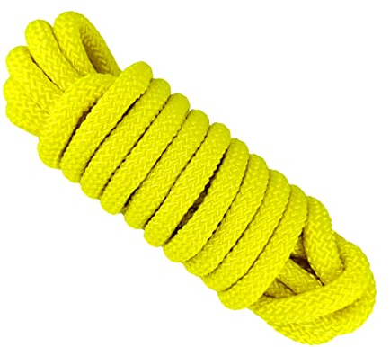 12mm Corde en Polyester Haute Ténacité. 5M. Jaune