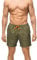 DANISH ENDURANCE Bañador Hombre de Secado Rápido, Traje de Baño, Playa, Piscina, Surf y Deporte, Verde Oliva, M