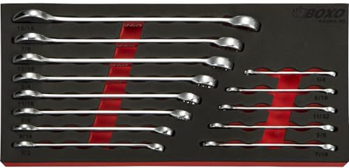 BOXO 13Pc Imperial Combi Spanner Set