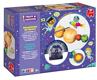 Jumbo Create & Discover – Space – Bastelset für Kinder – ab 5 Jahren – Spanisch