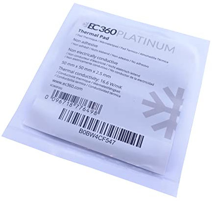 EC360® PLATINUM 16,6W/mK Wärmeleitpad (50 x 50 x 2,5 mm)