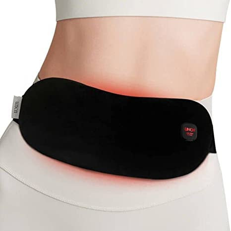 UNCN Portable Heating Pad Cordless Period Heating Pad for Cramps Menstrual Heat pad Electric Rechargeable Battery Included 5000mAh for Long Time Use