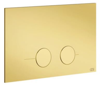 Gessi 316 Betätigungsplatten für Geberit Sigma, 54611, Farbe: Gold PVD