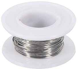 QUARKZMAN AWG24 25ft Riscaldamento Resistenza Filo Nichel Cromo Resistore Bobina per Componente Elettronico