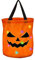 Halloween Süßigkeiten Tragetaschen, LED Leuchtende Süßigkeiten Taschen, Halloween Kürbistasche, Kürbis Beutel zum Sammeln von Süßigkeiten zu Halloween, Geschenktasche für Halloween Party Kinder (1PC)