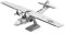Fascinations Metal Earth Metallbausätze - Seeaufklärungsflugzeug Consolidated PBY Catalina, lasergeschnittener 3D-Konstruktionsbausatz, 3D Metall Puzzle DIY Modellbausatz 3 Metallplatinen, ab 14 Jahre