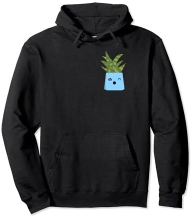 Witziger Aloe Vera Kaktus Comic für Herren Damen Kinder Pullover Hoodie