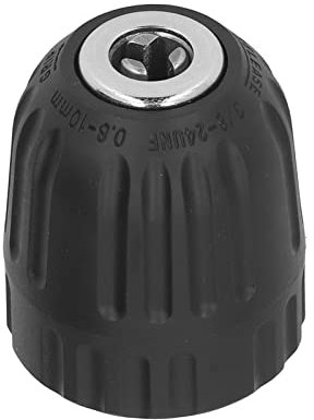 Glomora Mandrino Autoserrante, Attacco 3/8-24UNF 1-13mm, Acciaio al Cromo Vanadio con Adattatore ABS per Trapani a Percussione