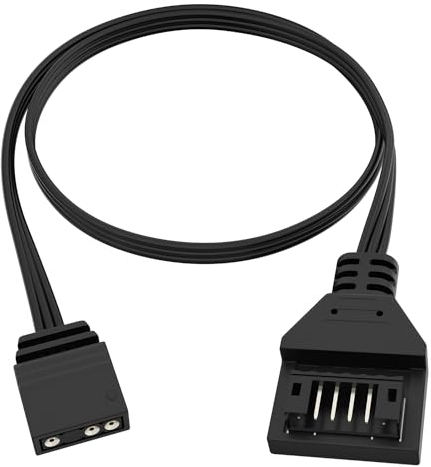 Motherboard 5V 3 Pin to 6 Pin ARGB Adapter for Lian Li Strimer Plus 2X 8 Pin Cable