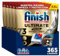 Finish Ultimate Plus Infinity Shine, Pastillas para el Lavavajillas, Limpieza intensiva, brillo diamante + protección vajilla, 365 Pastillas