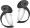HZLucki Manopole per controller compatibili con accessori Meta Quest 3S/Quest 3, cinghie regolabili per nocche si adattano alla maggior parte delle mani, copertura morbida per batteria ufficiale del