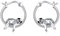 Faultier Ohrringe für Damen 925 Sterling Silber Faultier Creolen Ohrringe Faultier Schmuck Geschenk