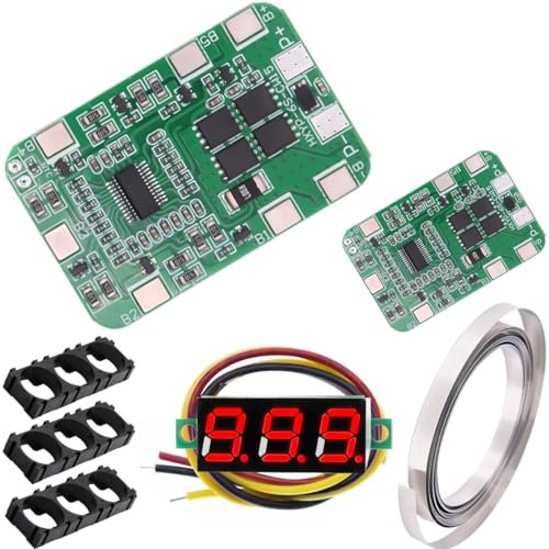 DAOKAI Lithium Battery Protection Board Balance Charging 6S 14A 24V 18650 Charger Module PCB BMS Board Overcharge/Overdischarge/Short Circuit Protect,for Li ion Cell- 2PCS