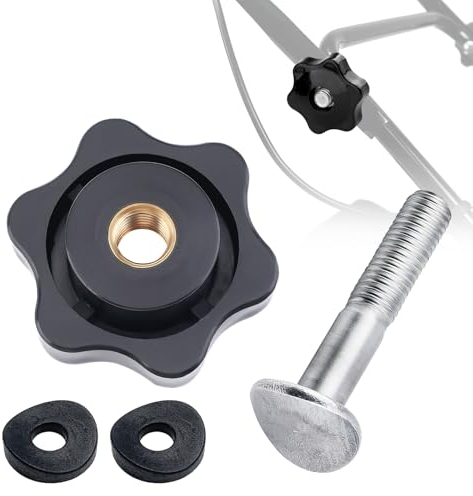 YIBEICO Griffknauf und Schraubenbolzen Unterlegscheiben-Set für Toro Rasenmäher, Schneefräsen, für 92-2260 für 106-4161 für 107-3844