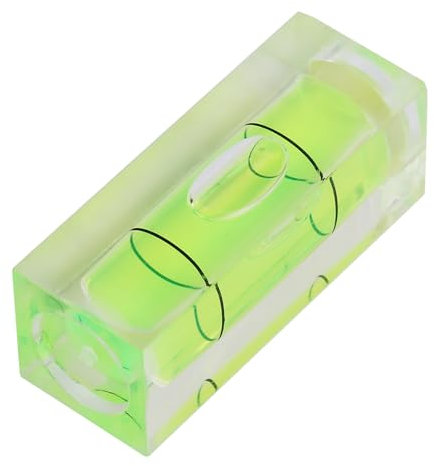Haosie 5pcs Small Spirit Level, 15 * 15 * 40mm Mini Spirits Levels, Spirits Levels Small, Square Spirit Level Bubble Measuring Instruments Layout Tools
