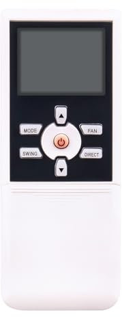 ALLIMITY Mando Aire Acondicionado Compatible con Saunier Duval Midea AC A/C R07/BGE R07B/BGE SDH-10-020-MCNHWI SDH-10-025-MCNHWI SDH-10-035-MCNHWI SDH-10-036-MCNHKI SDH-10-050-MCNHKI