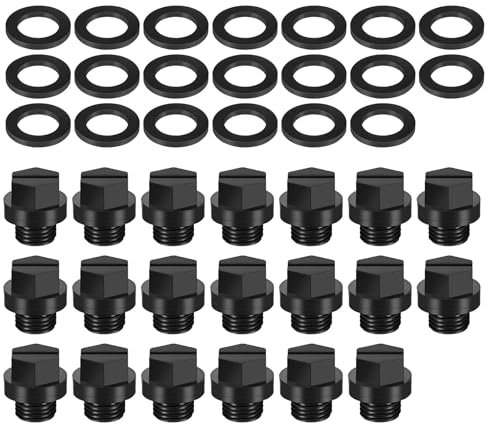 20 Stück Mehrzweck-Poolpumpen-Ablaufstopfen mit Ringen für Haywards Super- und Power-Serienmodelle Zubehör