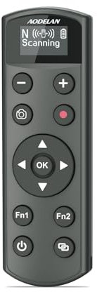 Aodelan Télécommande sans fil pour appareil photo Nikon – Déclencheur rechargeable avec écran OLED pour Zfc, Z50, P1000, A1000, P950, B600 ; remplace Nikon ML-L7 (noir)