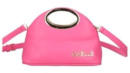 Gaelle Paris Sac à main petit logo en métal GAACW02292 fuchsia, fuchsia