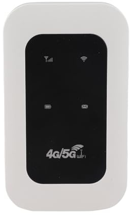 Cryfokt Portable 4G LTE Hotspot Device, 300Mbps Unlocked WiFi Modem with SIM Card Slot, Battery Powered Travel Router for Streaming and Browsing, Connect 10 Devices with USB C