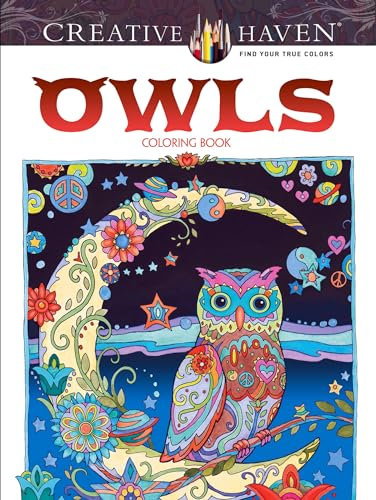 Creative Haven Owls Coloring Book, 0.53 x 20.95 x 27.94 cm