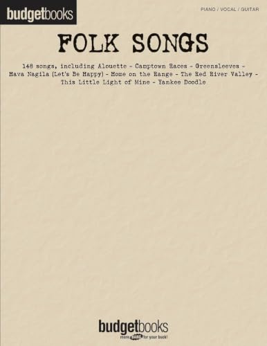 Folk songs, 148 songs - mixed songbook - piano, voix & guitare