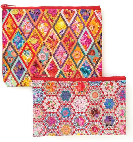 Kaffe Fassett’s Fabulous Florals Eco Pouch Set