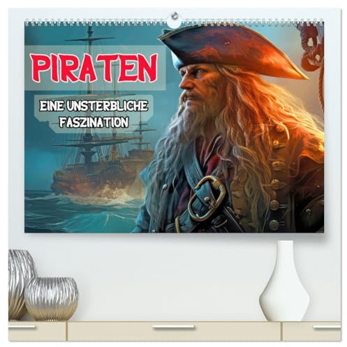 Piraten - Eine unsterbliche Faszination (hochwertiger Premium Wandkalender 2026 DIN A2 quer), Kunstdruck in Hochglanz: Freibeuter der Weltmeere (CALVENDO Menschen)