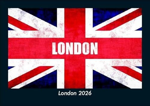 London 2026 Fotokalender DIN A5: Monatskalender mit Bild-Motiven aus Orten und Städten, Ländern und Kontinenten
