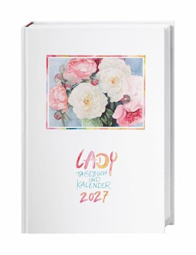 Lady Tagebuch A5 2027: Liebevoll gestalteter Taschenkalender mit Zitaten und Kunstwerken. Praktischer Buchkalender A5 2027 mit viel Raum für Notizen.