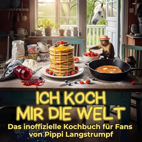 Ich koch mir die Welt: Das inoffizielle Kochbuch für Fans von Pippi Langstrumpf. 40 Rezepte: schnell, lecker, einfach. (Hardcover)