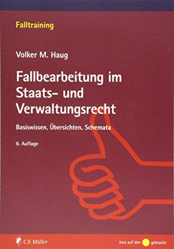Fallbearbeitung im Staats- und Verwaltungsrecht: Basiswissen, Übersichten, Schemata (Falltraining)