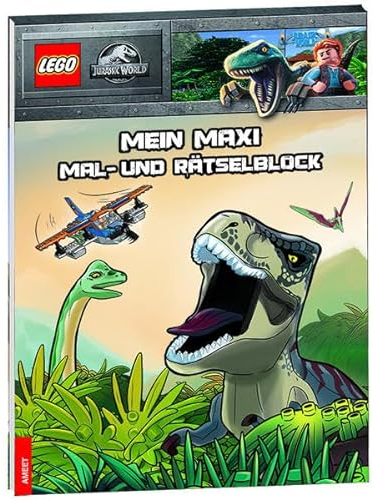 LEGO® Jurassic World™ – Mein Maxi Mal- und Rätselblock