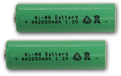2er Ersatz-Akku AA, NI-MH 1,2 V, 2000 mAh