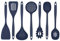 Glad Cooking Kitchen Utensils Set – 7 Pieces, Nylon Tools for Nonstick Cookware, Blue