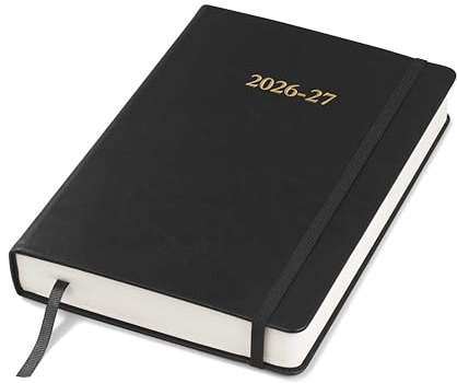 Wykeham's Mid-Year Executive Journal – Juli 2026 bis Juni 2027 – 2026–27 Ein Tag pro Seite Tagebuch und Terminplaner – Personalisierung verfügbar (Schwarz, A5)