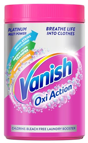 Vanish Oxi Action Platinum Multi Power Laundry Booster, 1.57 kg, Pack of 1 | Protects Colours | Removes Odours and Stains Even at 30°C