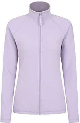 Mountain Warehouse Raso Damenfleece - Fleece-Pullover für Damen aus Microfleece, atmungsaktives, weiches, warmes Outdoor-Fleece - Frühling Sommer, Camping & Wandern Flieder Damengröße EU 44