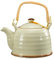 ZEALMAX Elegante tetera japonesa de cerámica de porcelana, tetera, tetera, cafetera, agua