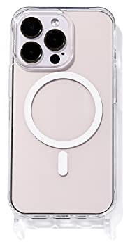 ETUUI Clear Case mit Ösen iPhone 14 [kompatibel mit MagSafe] transparente Schutzhülle, durchsichtiger Rundumschutz Handyhülle für Dein Smartphone