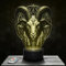 Nachttischlampe Satansicher Ziegenbock deko Teufel Hexerei Dämon. Geschenkidee Mann Frau objekt Satansicher Ziegenbock Nachtlicht Erwachsene deko Zimmer. Weihnachten