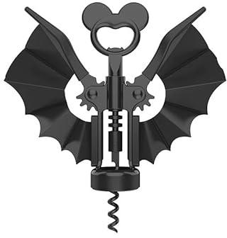 Ouvre-bouteille de vin Design chauve-souris à double usage, créatif 2 en 1, tire-bouchon en alliage de Zinc, ouvre-bouteille de bière et de vin for fête à domicile, Bar de cuisine (Color : 2 In 1 Bot