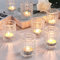 Azuritek 12pcs Tea Light Candle Holders, Clear Votive Candle Holder for Table Decor, Glass Candle Holders for Wedding Decor, Home Valentine's Day Decor and Gifts for Women