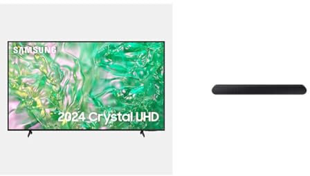Samsung DU8070 Crystal UHD 4K 75 Smart TV UE75DU8070UXXU (2024) S60D 5.0ch Lifestyle All-in-one Soundbar