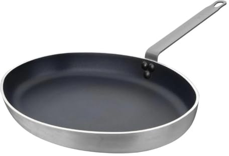 Vogue Oval Frypan Aluminium Non - stick Teflon Platinum Plus - 400mm 15 3/4