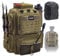 Goture Fishing Backpack with Two Rod Holders & Rain Cover, Water-Resistant Fishing Tackle Bag with Adjustable Compartment & 8 Lure Bag, 45L Fishing Tackle Backpack, Fishing Gifts for Men, Khaki