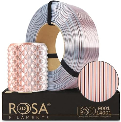 ROSA3D Magic PLA Silk Filament 1.75 mm für 3D Drucker, Glamour Refill 1 kg